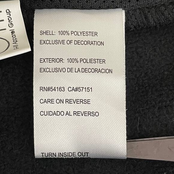 Cleveland Browns NFL Jacket Men's Large Full Zip Fleece Lined Coat Heather Gray - Picture 5 of 12